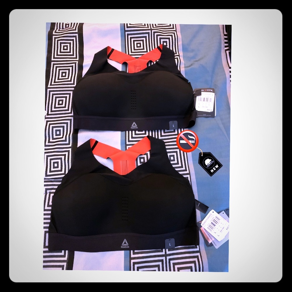 Reebok Women’s Pure Move Sports Bras in Black !